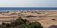 The village of Maspalomas in Gran Canaria. Dunes. Click to enlarge the image.