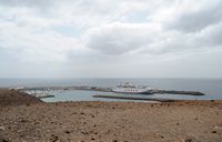 The village of Morro del Jable in Fuerteventura. the ferry port. Click to enlarge the image.
