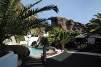 The village of Nazaret in Lanzarote. Restaurant Lagomar. Click to enlarge the image.