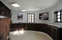The village of Nazaret in Lanzarote. Kitchen troglogyte the house of Omar Sharif. Click to enlarge the image.