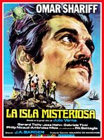 The village of Nazaret in Lanzarote. Movie Poster La Isla Misteriosa with Omar Sharif. Click to enlarge the image.