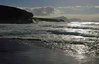 The village of La Pared in Fuerteventura. Sunset in La Playa de La Pared (author Balou46). Click to enlarge the image.