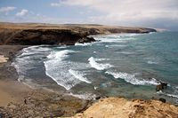 The village of La Pared in Fuerteventura. Bay of La Pared (author Dirk Vorderstraße). Click to enlarge the image.