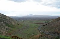 The village of Playa Blanca in Lanzarote. Playa Blanca view from the Balcon de Femés. Click to enlarge the image.