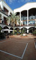 The village of Playa Blanca in Lanzarote. the patio of the hotel Rubicon Palace. Click to enlarge the image.