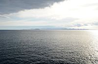 The village of Playa Blanca in Lanzarote. The islands of Lobos and Fuerteventura views from Playa Blanca. Click to enlarge the image.