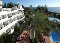 The village of Playa Blanca in Lanzarote. The gardens of the hotel Timanfaya Palace. Click to enlarge the image.