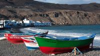 The village of Pozo Negro in Fuerteventura. The port of Pozo Negro (author Office Tourism Antigua). Click to enlarge the image.