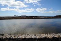 Le village de Las Salinas del Carmen à Fuerteventura. Les salines. Cliquer pour agrandir l'image.