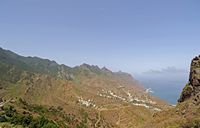 Le village de Taganana à Ténériffe. Cliquer pour agrandir l'image.