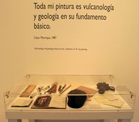 The village of Tahíche in Lanzarote. Objects of César Manrique workshop. Click to enlarge the image.