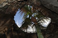 The village of Tahíche in Lanzarote. The white bubble (bubble blanca) in the basement of the house of César Manrique. Click to enlarge the image.