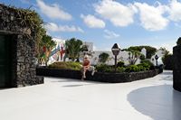 The village of Tahíche in Lanzarote. Garden César Manrique. Click to enlarge the image.
