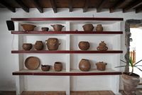 The village of Tiagua in Lanzarote. Pottery. Click to enlarge the image.
