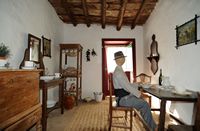 The village of Tiagua in Lanzarote. Dining room. Click to enlarge the image.