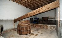 The village of Tiagua in Lanzarote. Canary Pressoir. Click to enlarge the image.