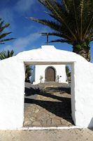 The village of Los Valles in Lanzarote. La Ermita de las Nieves. Click to enlarge the image.
