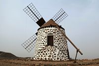 The village of Villaverde in Fuerteventura. the northwest of the mill Montañeta (author Frank Vincentz). Click to enlarge the image.