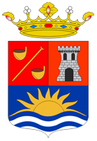 The town of Adeje in Tenerife. Crest (author Jerbez). Click to enlarge the image.