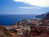 La ville d'Agulo à La Gomera. Cliquer pour agrandir l'image.