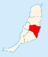 The town of Antigua in Fuerteventura. Location Antigua in Fuerteventura (author Jerbez). Click to enlarge the image.
