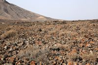 The town of Antigua in Fuerteventura. The Malpaís Grande (author Frank Vincentz). Click to enlarge the image.