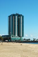 The city of Arrecife in Lanzarote. Gran Hotel. Click to enlarge the image.