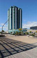 The city of Arrecife in Lanzarote. Gran Hotel. Click to enlarge the image.