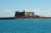 The city of Arrecife in Lanzarote. Fort St. Gabriel. Click to enlarge the image.