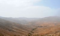 The town of Betancuria in Fuerteventura. View from the lookout of Guise and Ayoze. Click to enlarge the image.