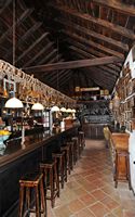 The town of Betancuria in Fuerteventura. The bar of the Casa Santa Maria. Click to enlarge the image.