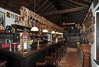 The town of Betancuria in Fuerteventura. The bar of the Casa Santa Maria. Click to enlarge the image.