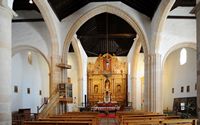 The town of Betancuria in Fuerteventura. church choir Santa María. Click to enlarge the image.