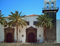 The town of Garachico in Tenerife. Church. Click to enlarge the image.