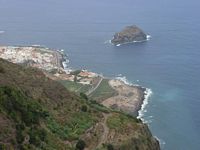 The town of Garachico in Tenerife. Roque Garachico. Click to enlarge the image.