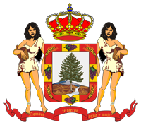 The town of La Guancha in Tenerife. Crest (author Jerbez). Click to enlarge the image.
