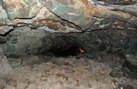 The town of Haría in Lanzarote. Volcanic hose Jameos del Agua. Click to enlarge the image.