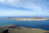 The town of Haría in Lanzarote. The Chinijo archipelago seen from the viewpoint of Rio. Click to enlarge the image.