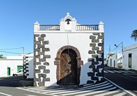 The town of Haría in Lanzarote. The Chapel of St. John the Baptist. Click to enlarge the image.