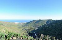 The town of Haría in Lanzarote. Arrieta Tabayesco and seen from the viewpoint of Haria. Click to enlarge the image.