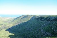 The town of Haría in Lanzarote. The Risco de las Nieves seen from the viewpoint of Los Helechos. Click to enlarge the image.