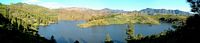 The town of Mogán in Gran Canaria. Las Niñas reservoir. Click to enlarge the image.