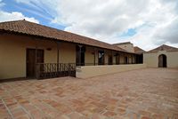 La Casa de los Coroneles in La Oliva in Fuerteventura. Terrace. Click to enlarge the image.