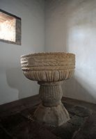 The town of La Oliva in Fuerteventura. baptismal font of the church of Nuestra Señora de la Candelaria. Click to enlarge the image.