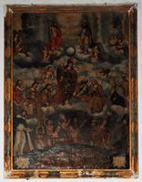 The town of La Oliva in Fuerteventura. Table of Judgment of the Church of Our Lady of Candlemas. Click to enlarge the image.