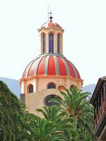 The town of La Orotava in Tenerife. Church of the Conception. Click to enlarge the image.