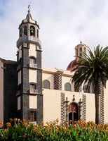The town of La Orotava in Tenerife. Church of the Conception. Click to enlarge the image.