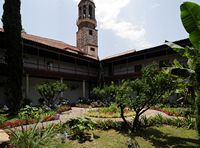 The town of La Orotava in Tenerife. Monasterio Santo Domingo. Click to enlarge the image.
