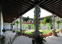 The town of La Orotava in Tenerife. Monasterio Santo Domingo. Click to enlarge the image.