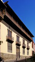 The town of La Orotava in Tenerife. Casa Jimenez. Click to enlarge the image.